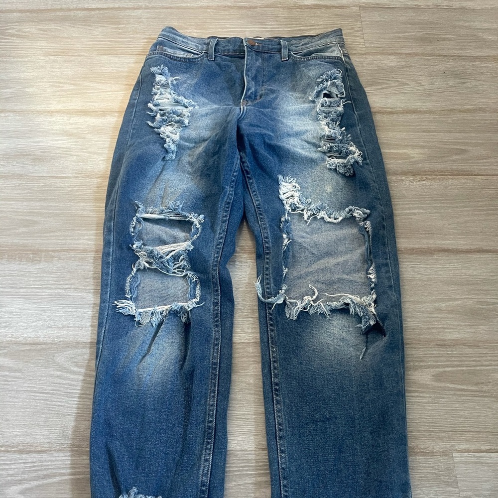Vibrant Miu Ripped Jeans